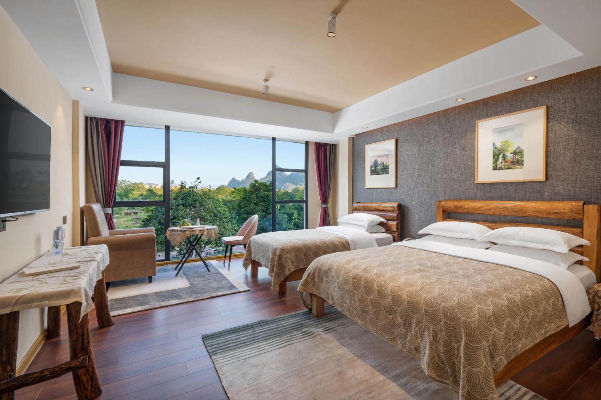 Guilin Village Creek Inn-Free Private Car Pick Up Station Stay 3 Nights المظهر الخارجي الصورة
