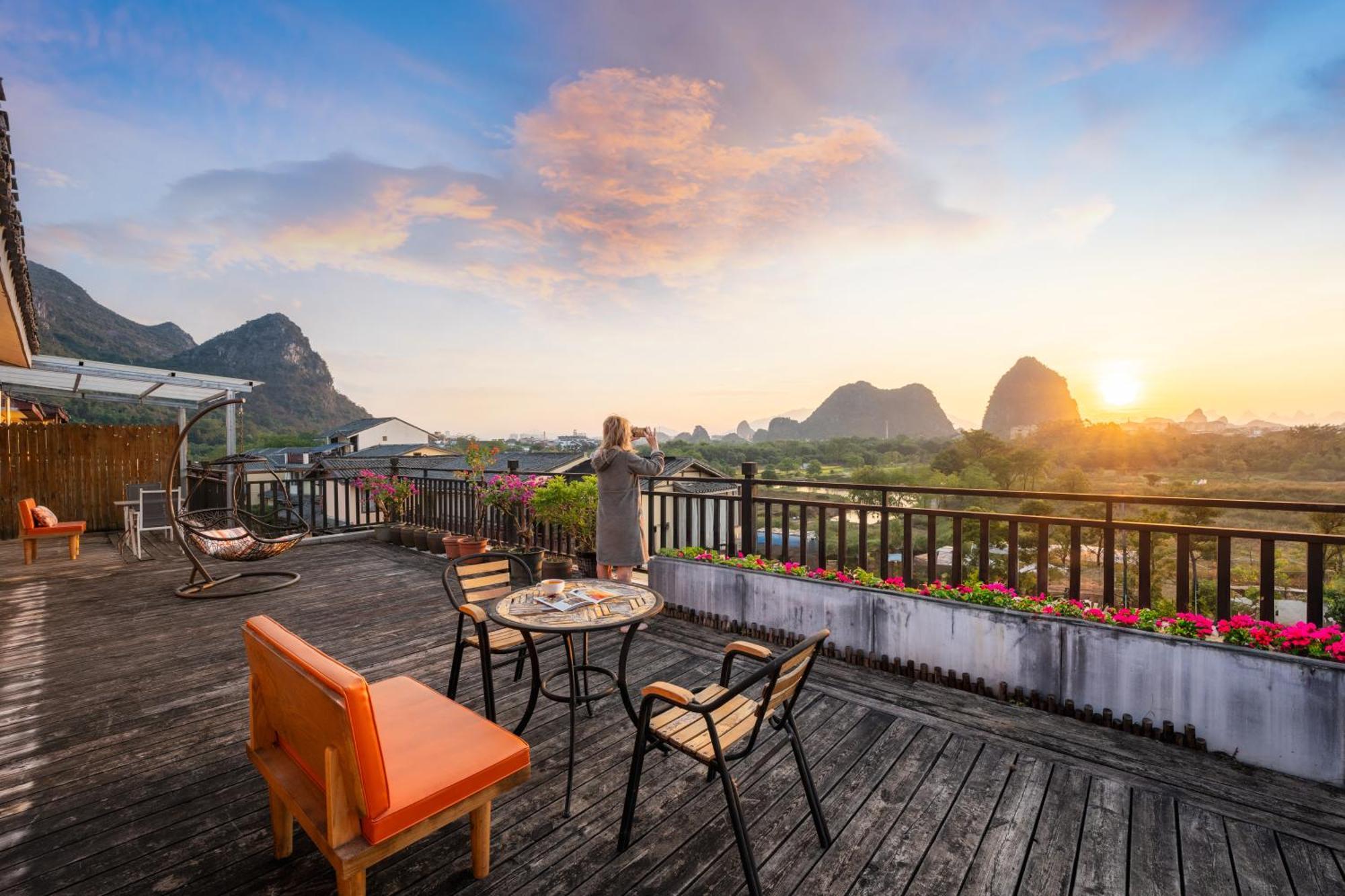 Guilin Village Creek Inn-Free Private Car Pick Up Station Stay 3 Nights المظهر الخارجي الصورة