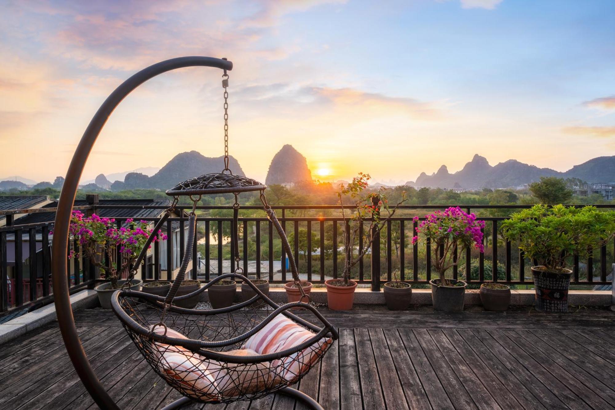 Guilin Village Creek Inn-Free Private Car Pick Up Station Stay 3 Nights المظهر الخارجي الصورة
