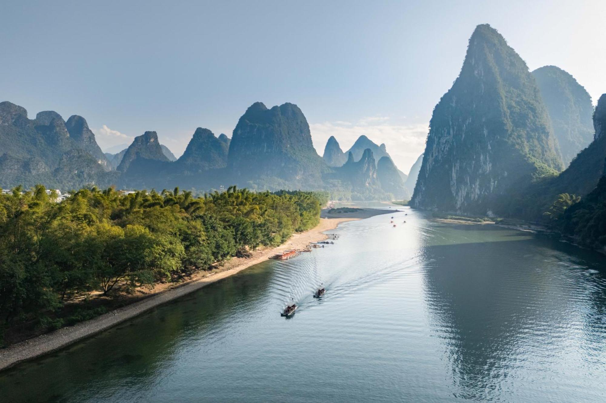 Guilin Village Creek Inn-Free Private Car Pick Up Station Stay 3 Nights المظهر الخارجي الصورة