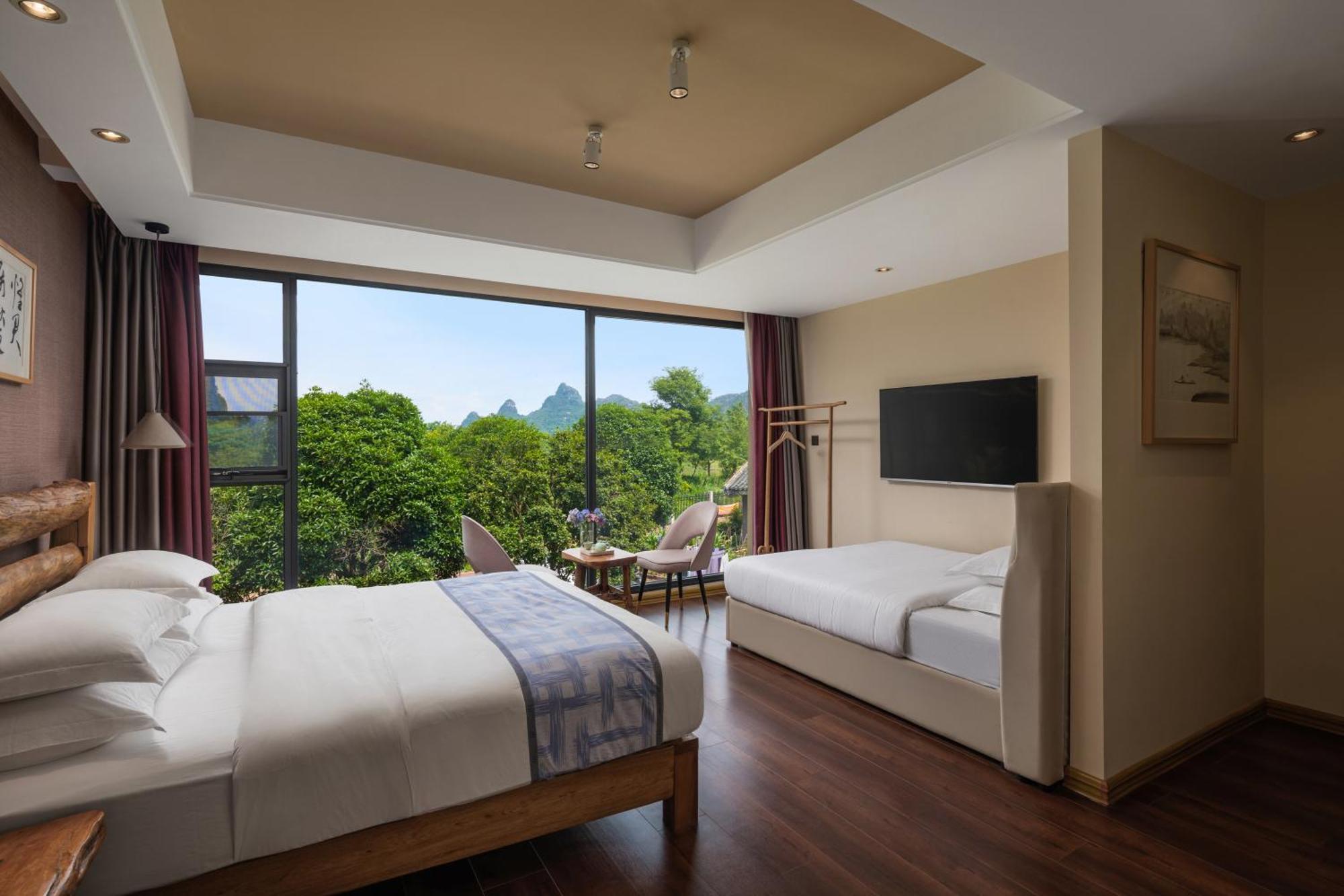 Guilin Village Creek Inn-Free Private Car Pick Up Station Stay 3 Nights المظهر الخارجي الصورة