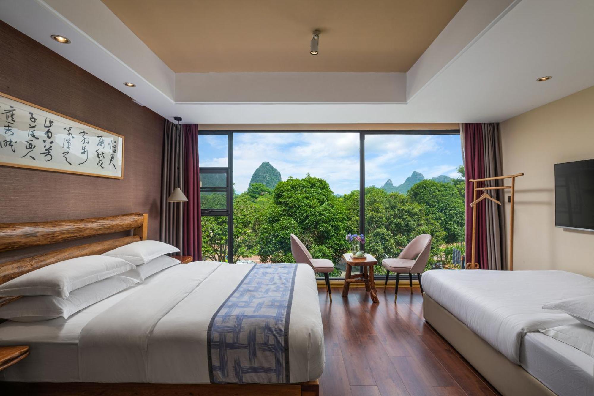 Guilin Village Creek Inn-Free Private Car Pick Up Station Stay 3 Nights المظهر الخارجي الصورة